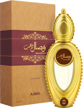 Ajmal Wisal Dhahab Edp 50Ml Perfume For Men And Aurum Cp Oil Alcohol-Free Attar 10Ml For Women