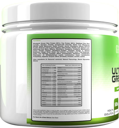 Genetic Nutrition - Ultra Greens & Reds 500g - Apple & Raspberry Flavour