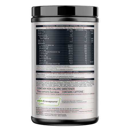 Muscleblaze Pre Workout Wrathx With Creapure Mango Mayhem | 510G