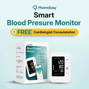 Pharmeasy Fully Automatic Digital Blood Pressure Monitor With Free Doctor Consultation