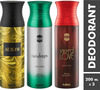 Ajmal Aurum & Raindrops & Sacredlove Deodorant Spray - For Women (200 Ml Pack Of 3)