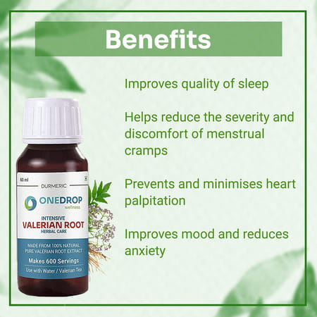 Durmeric Onedrop Valerian Root Oil - 60ml