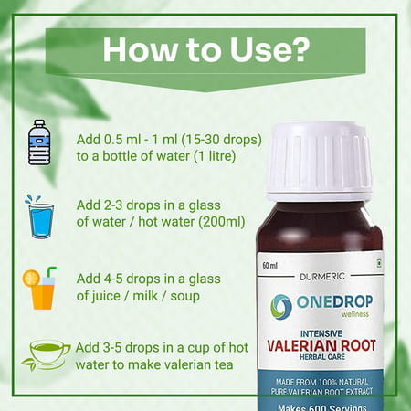 Durmeric Onedrop Valerian Root Oil - 60ml