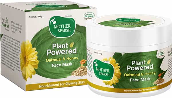 Mother Sparsh Plant Powered Oatmeal & Honey Face Mask 100 G