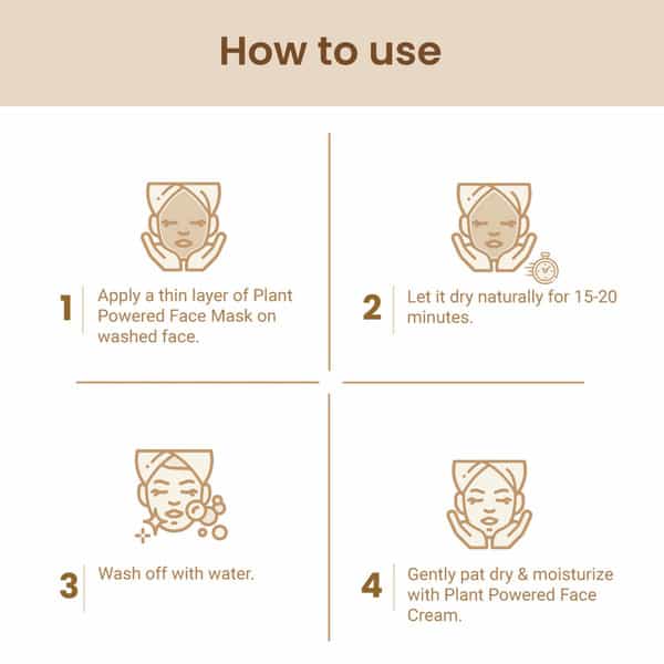 Mother Sparsh Plant Powered Oatmeal & Honey Face Mask 100 G