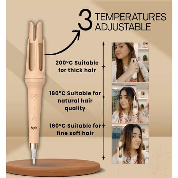 Ktein Automatic Hair Curler With Adjustable Temperature