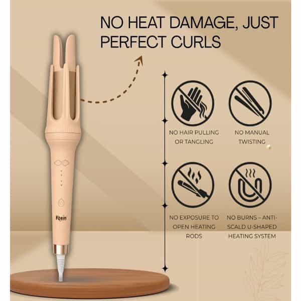 Ktein Automatic Hair Curler With Adjustable Temperature
