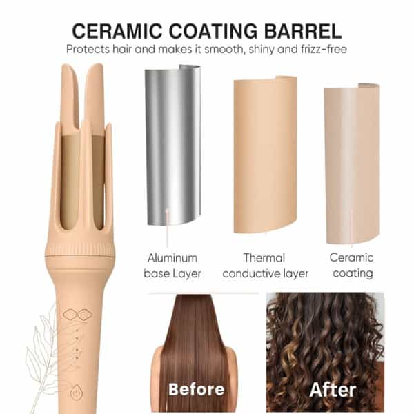 Ktein Automatic Hair Curler With Adjustable Temperature