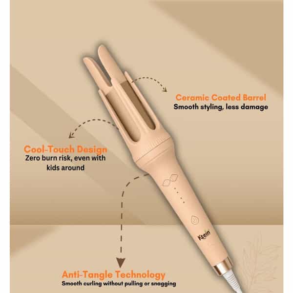 Ktein Automatic Hair Curler With Adjustable Temperature