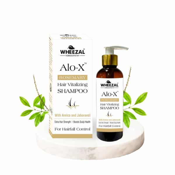 Wheezal Alo-X Hair Vitalizing Shampoo (200 Ml)