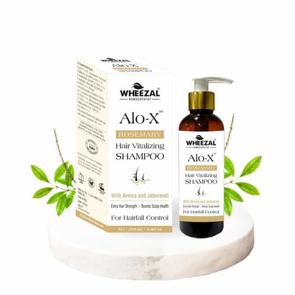 Wheezal Alo-X Hair Vitalizing Shampoo (200 Ml)
