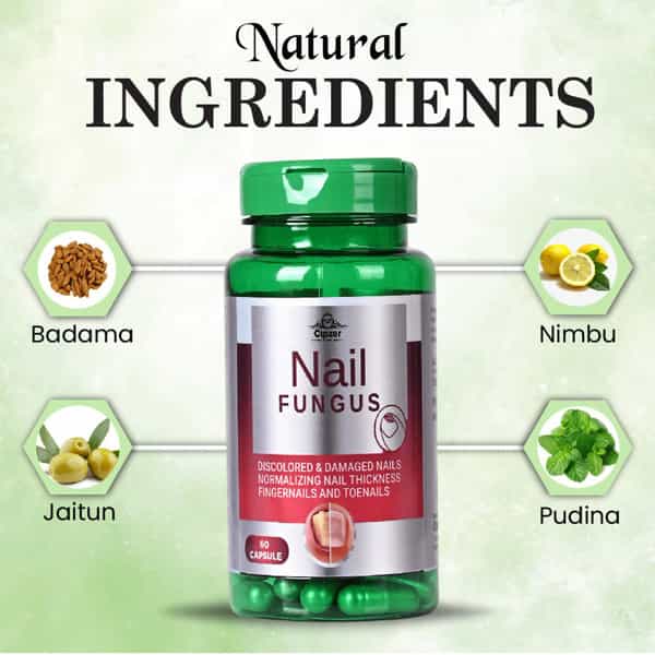 Cipzer Nail Fungus Capsule Eradicate & Safeguard Against Nail,Skin &Toe Fungal Infection 60 Capsules