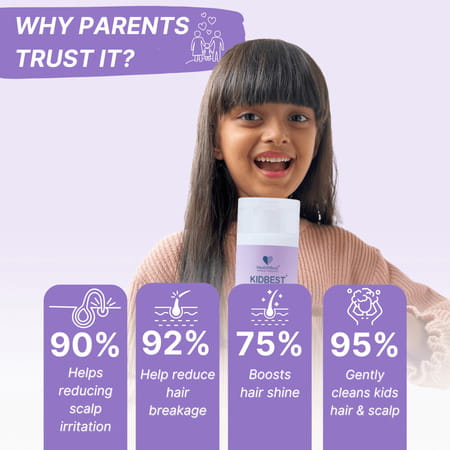 Healthbest Kidbest Tear-Free Shampoo For Kids Watermelon Flavor - 200ml