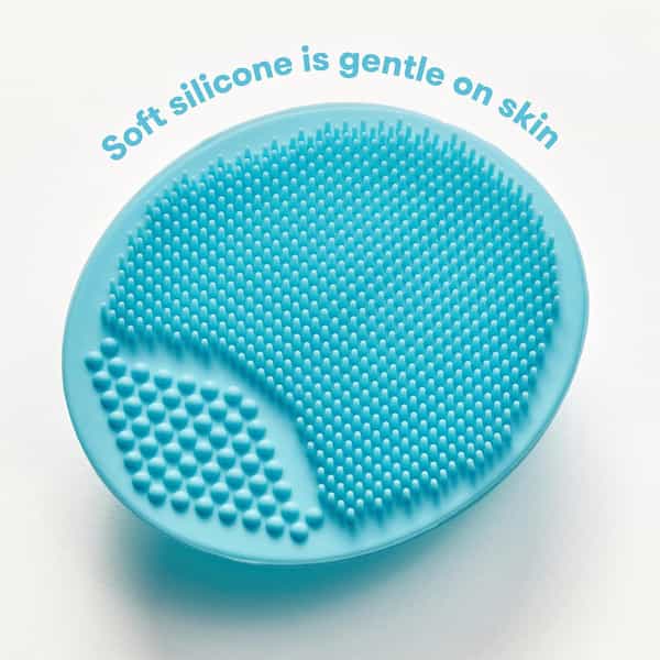 Frida Baby Dermafrida Skinsoother Bath Brush Baby Silicone Bath Brush 1 Count