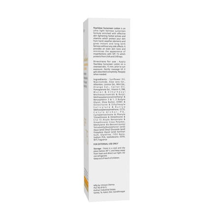 Pearldew Sunscreen Lotion Spf 75 | Uva Uvb Sun Protection For Men And Women | 50 Ml