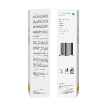 Pearldew Sunscreen Lotion Spf 75 | Uva Uvb Sun Protection For Men And Women | 50 Ml