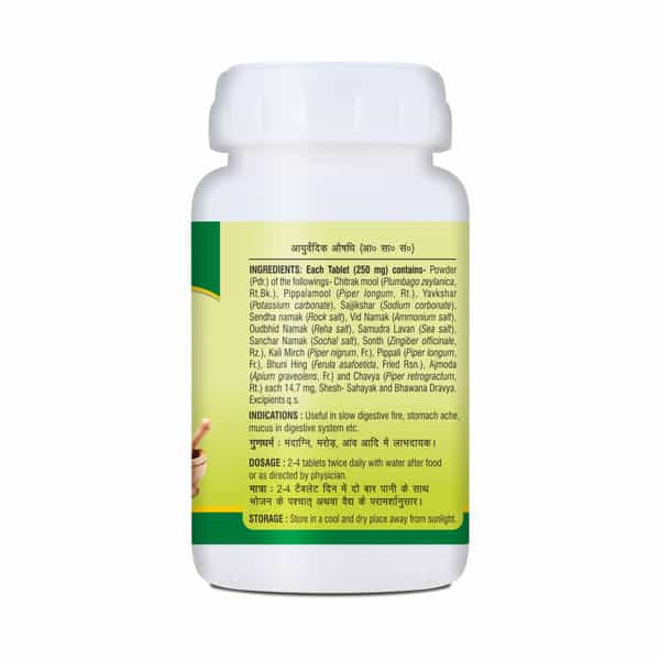 Baidyanath Ayurved Chitrakadi Bati 160 Tabs | Dyspepsia & Gas Relief