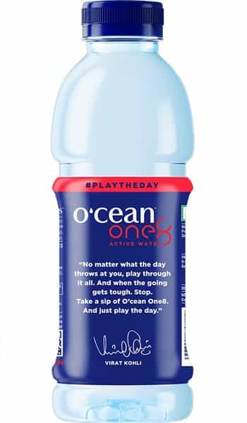 Ocean Strawberry Active Water  Bottle Of 500 Ml