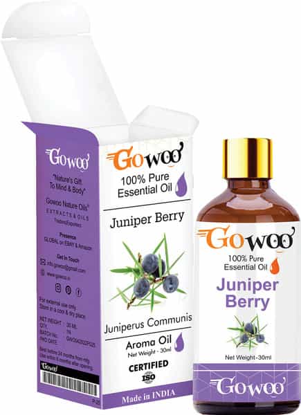Go Woo 100% Pure Juniper Berry Oil Virgin & Undiluted 30 Ml