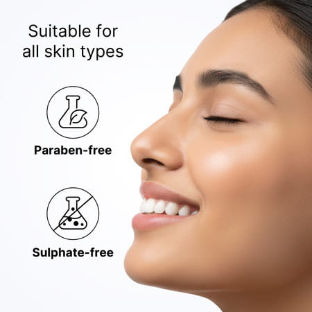 Glutone Face Wash With Dermawhite And Hydrolysed Almonds For Brighter & Radiant Skin Pack Of 6