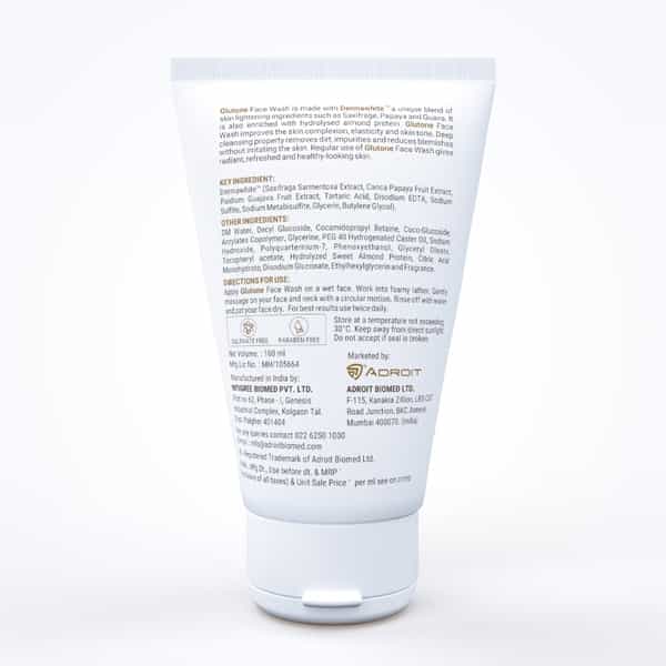 Glutone Face Wash With Dermawhite And Hydrolysed Almonds For Brighter & Radiant Skin Pack Of 6