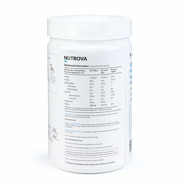 Nutrova Whey Protein Isolate (Dark Chocolate) - 300G