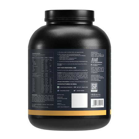 Nutrabay Gold 100% Whey Protein Isolate|26g Protein|Muscle Support & Recovery|Cold Coffee | 2 Kg