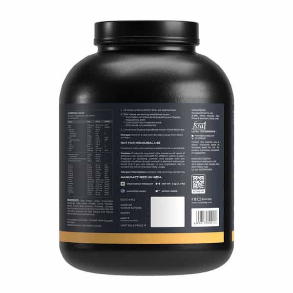 Nutrabay Gold 100% Whey Protein Isolate|26G Protein|Muscle Support & Recovery|Cold Coffee | 2 Kg