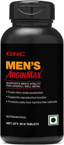 Gnc Men's Arginmax Vitality Tablets Bottle Of 90