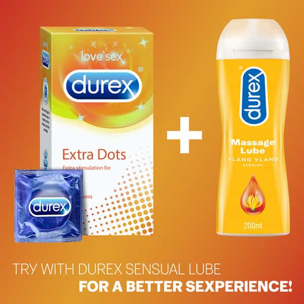 Durex Condoms Extra Dots - 3S