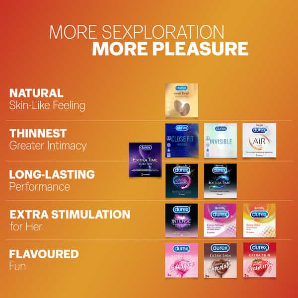 Durex Condoms Extra Dots - 3S