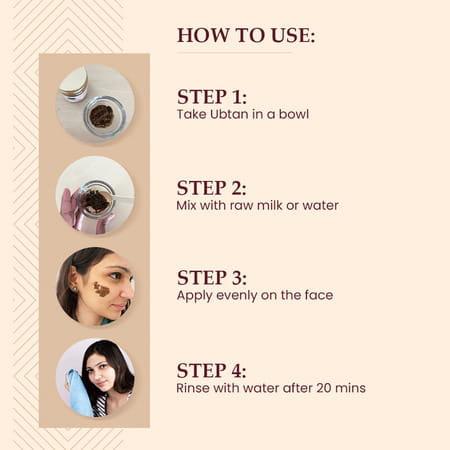 Mother Sparsh Turmeric And Sandalwood Glowing Face Ubtan Powder For Glow & Brightens Skin - 40gm
