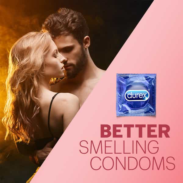 Durex Extra Thin Wild Strawberry Flavoured Condoms For Men -10S