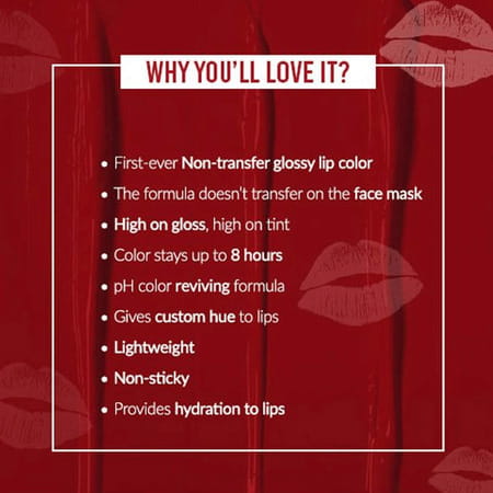 Colorbar Sexy Kiss Proof Gel Lipcolor- Cheeky