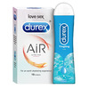 Durex Air Condoms 10 Count With Durex Lube Tingling Lubricant Gel For Men & Women - 50Ml