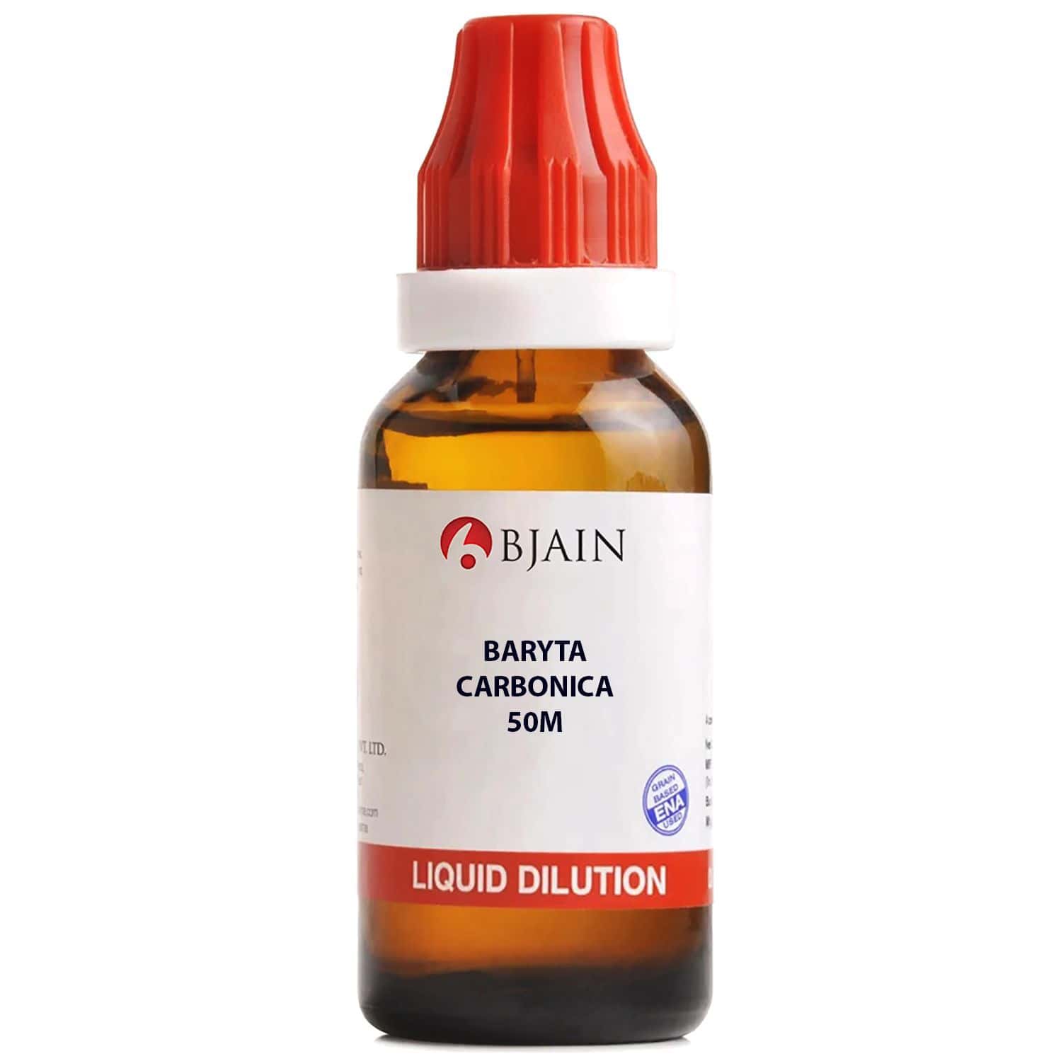 Bjain Baryta Carbonica 50m Homeopathic Liquid Dilution 30ml