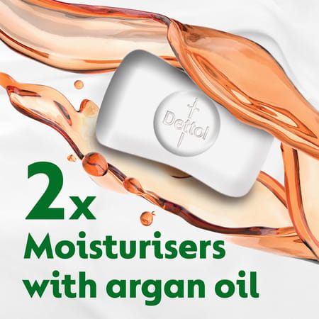 Dettol Skincare Moisturizing Beauty Bathing Soap | With Argan Oil | 100gm (Pack Of 4)