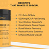 Myfitfuel Premium Bcaa Gold (10:1:1) | (10 Time Leucine) (100G | Bubble Gum)