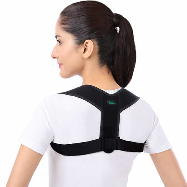 Tynor Posture Corrector Sleek Black Universal 1 Unit