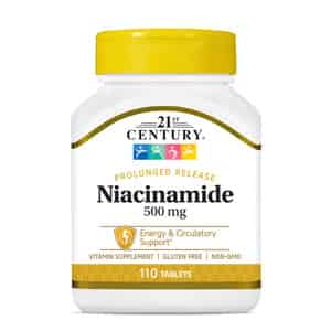 21st Century Niacinamide 500 Mg Tablets | 110 Count