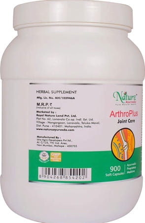 Naturz Ayurveda Arthroplus - 900 Capsules