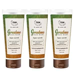 Tnw The Natural Wash Detox Green Tea Face Wash - Dirt Removal-vitamin C- 3 X 100 Ml (300 Ml)