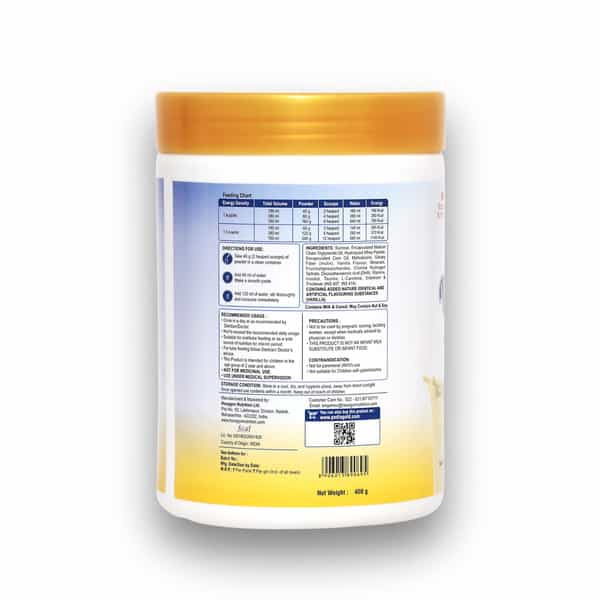 Pediagold Plus | 100% Peptide Diet For Children - Vanilla Flavour - 400G
