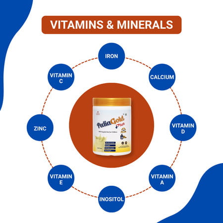 Pediagold Plus | 100% Peptide Diet For Children - Vanilla Flavour - 400g