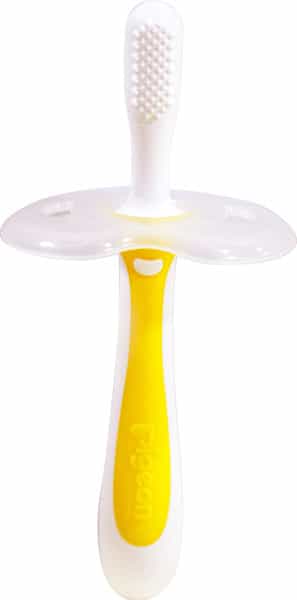 Pigeon Training Toothbrush - Lesson 1 Yellow (En)