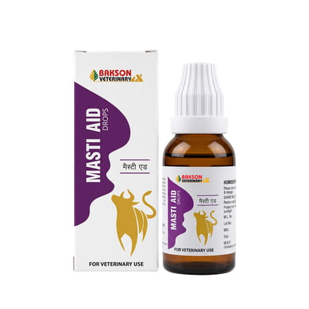 Bakson Veterinary Masti Aid Drops | For Veterinary Use | 30 Ml