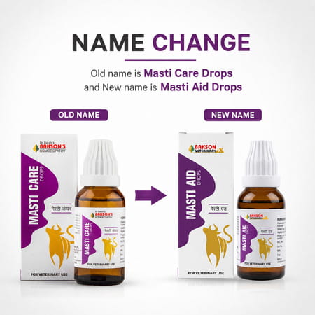 Bakson Veterinary Masti Aid Drops | For Veterinary Use | 30 Ml