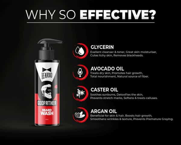 Beardo Godfather Beard Wash - 100 Ml