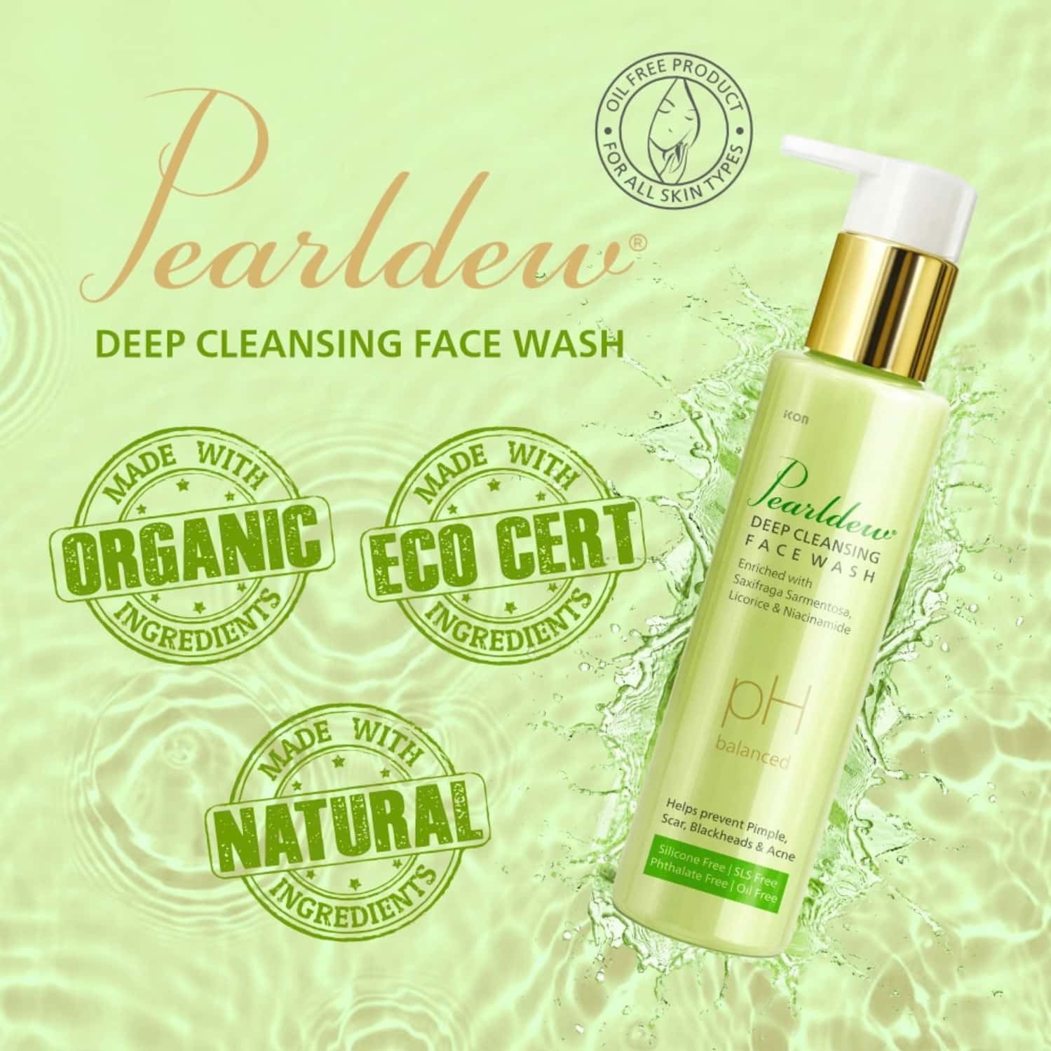 Buy PEARLDEW DEEP CLEANSING FACE WASH 100 ML PACK OF 1 Online