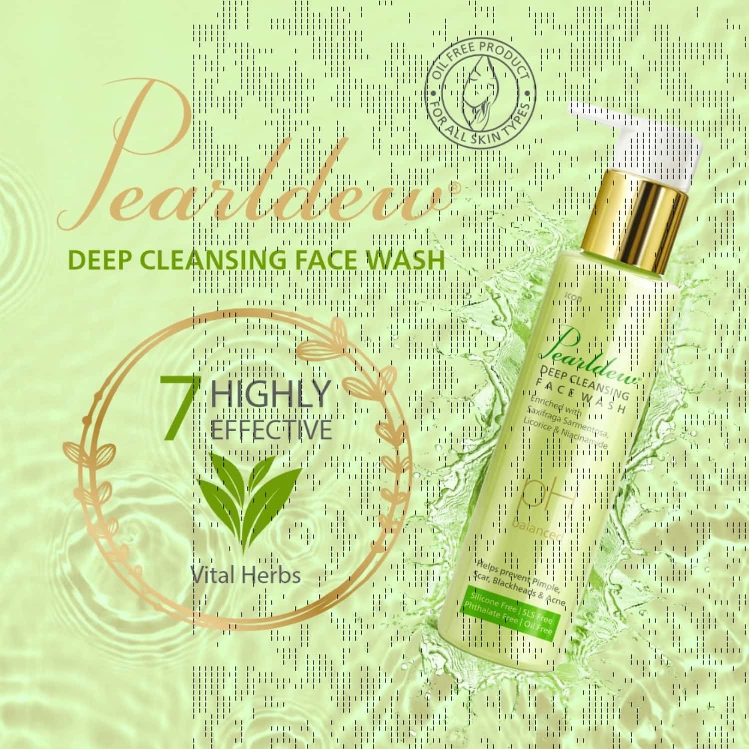 Buy PEARLDEW DEEP CLEANSING FACE WASH 100 ML PACK OF 1 Online